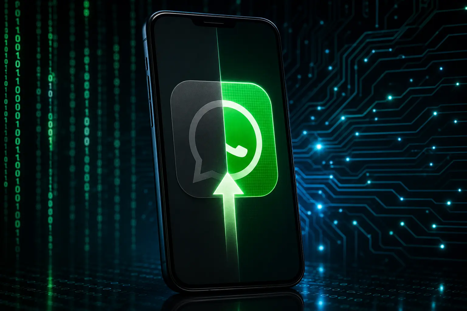 An app icon upgrading to a newer version on a smartphone screen